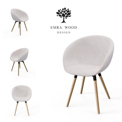 Krzesło KR-502 Ruby Kolory Tkanina Tessero 17 Design Italia 2025-2030